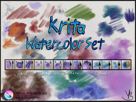 Krita Watercolor Set v1.01