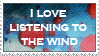 I love the wind Stamp