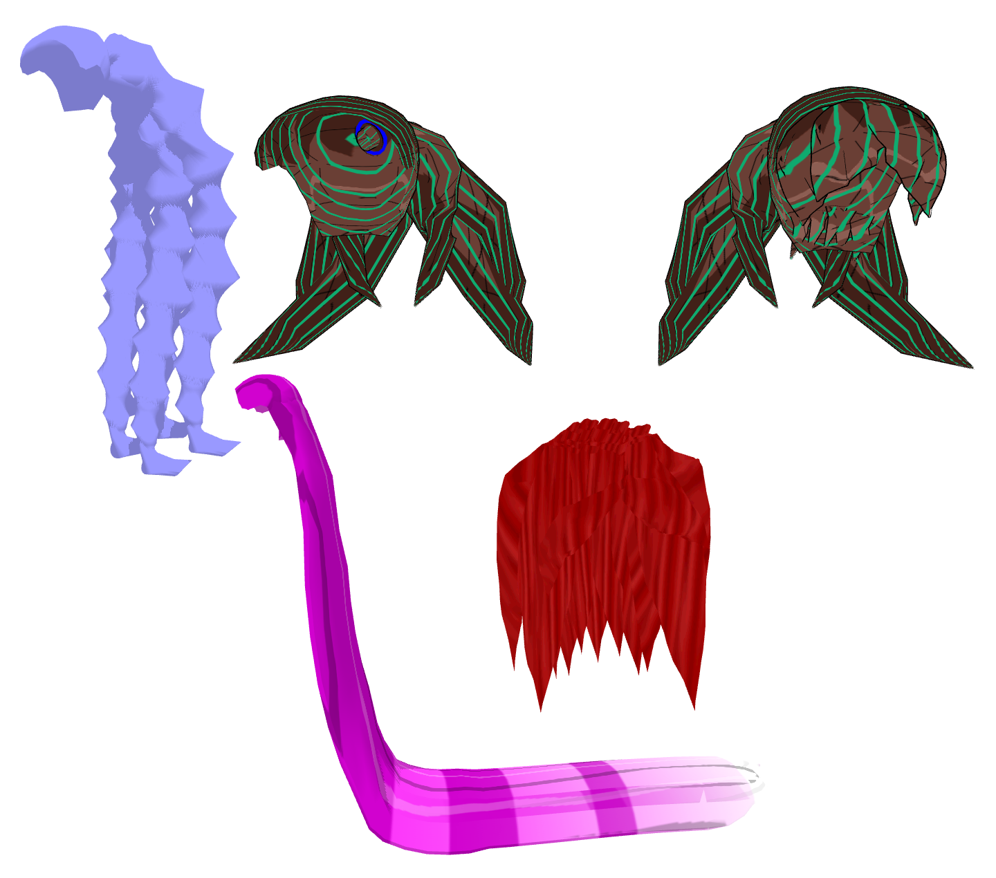 MMD MB Hair Pack dl by mbarnesMMD on DeviantArt