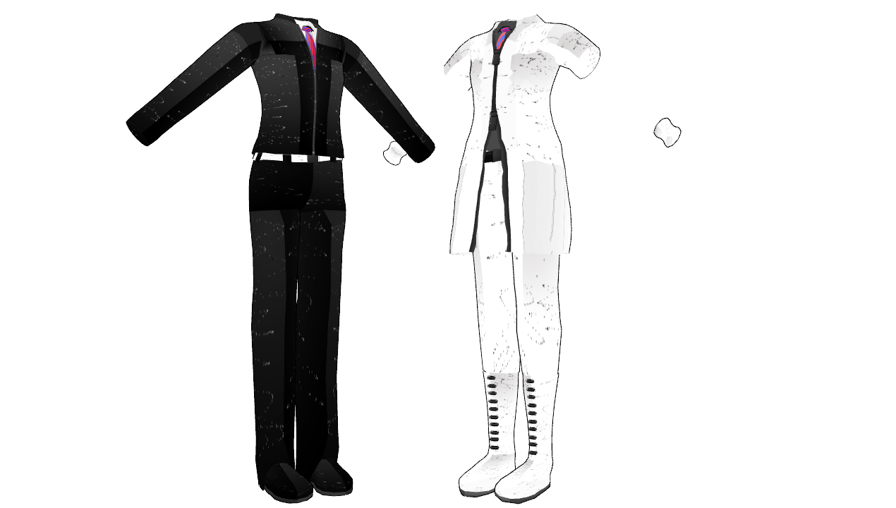 MMD O outfits DL