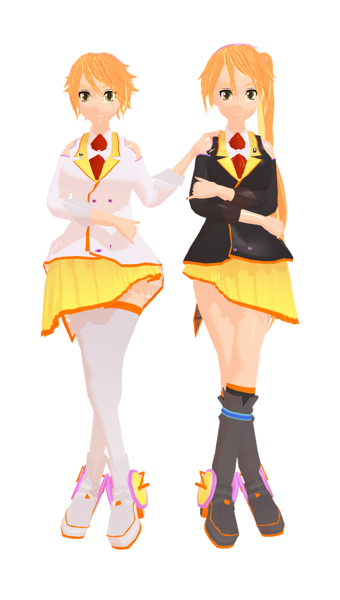MMD Anon and Kanon by mbarnesMMD on DeviantArt