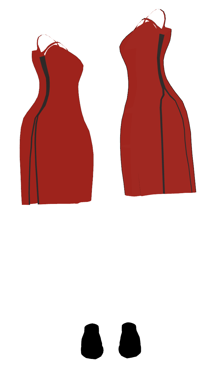 MMD Formal Dress (two Side Slits) by mbarnesMMD on DeviantArt