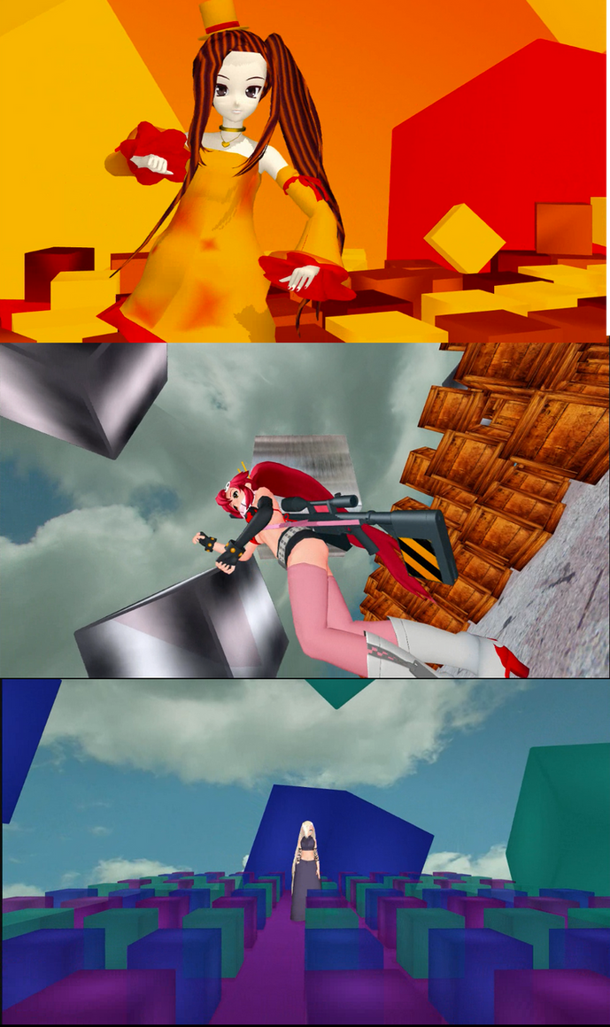 MMD Moving Squares stage by mbarnesMMD on DeviantArt