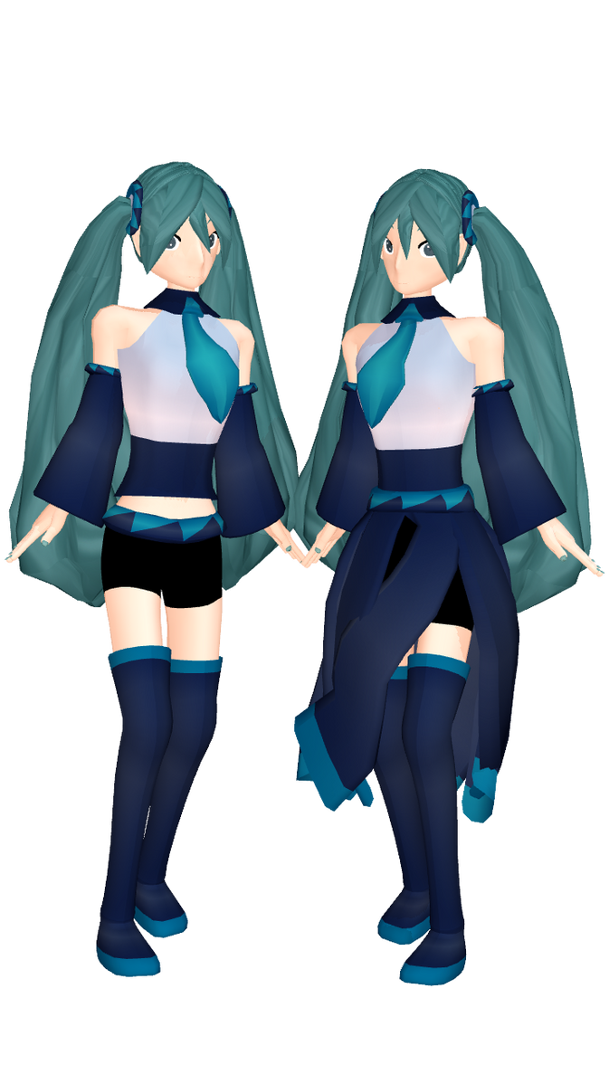 MMD Miku Hatsune - MBarnesMMD - retired by mbarnesMMD on DeviantArt