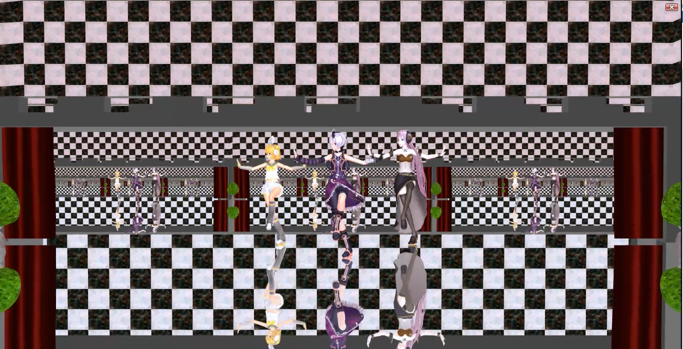 MMD Checkered Bridge Stage by mbarnesMMD on DeviantArt