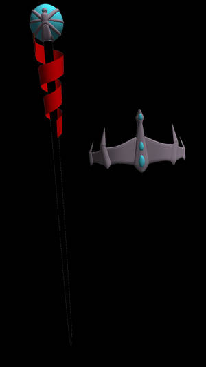 Staff and Crown - X file by mbarnesMMD Staff and Crown - X file by mbarnesMMD