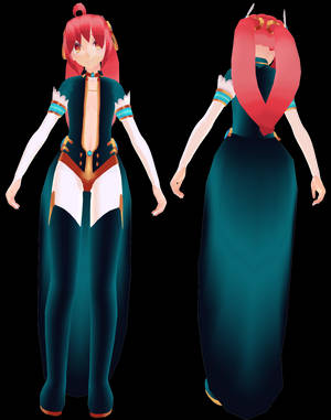MMD Uotan - Una O'hara - Outfit/hair commission by mbarnesMMD MMD Uotan - Una O'hara - Outfit/hair commission by mbarnesMMD