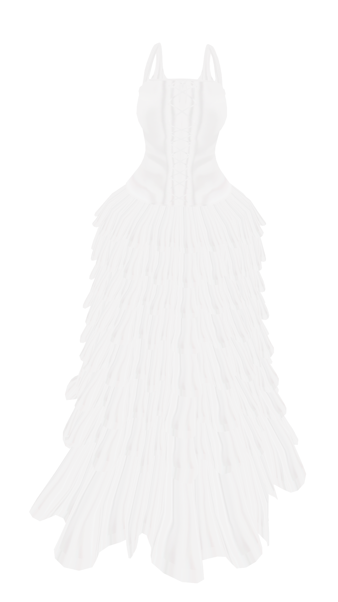 MMD Formal white Ruffled dress by mbarnesMMD on DeviantArt