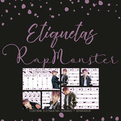 Etiquetas RapMonster (BTS member)