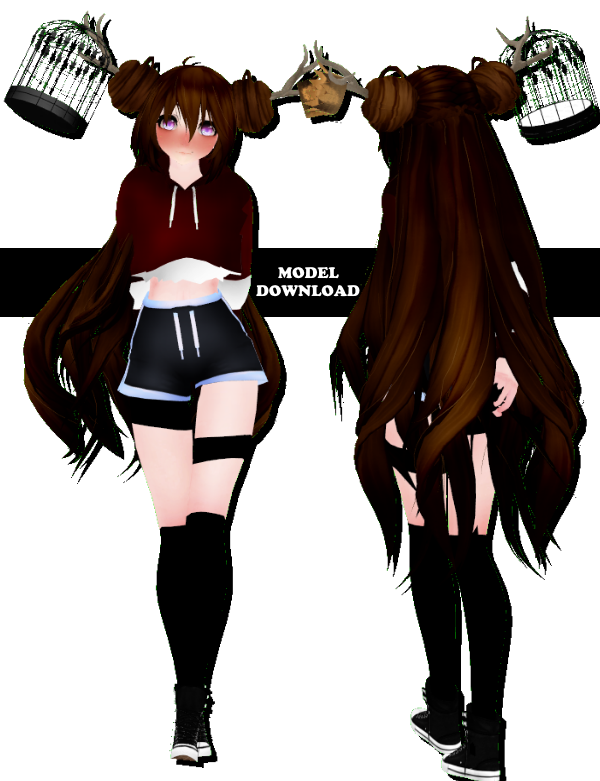 [MMDxOC] Aria [Model DL] by Mariaosity on DeviantArt
