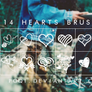 {14 Hearts Brushes}