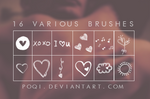 {16 Various Brushes}