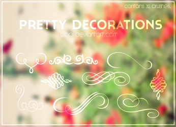 {Pretty Decorations - Brushes}