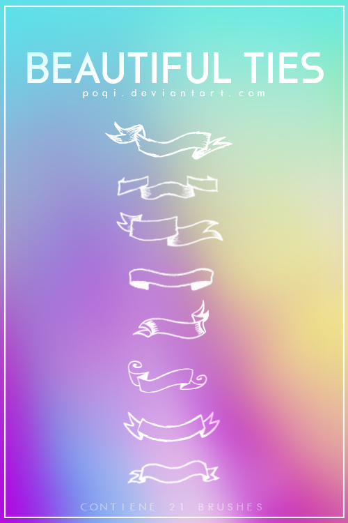 {Beautiful ties - brushes}