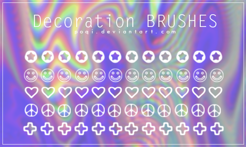 {Decoration - Brushes} by Poqi on DeviantArt