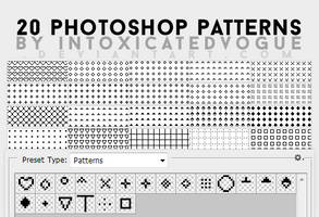 Pattern Pack #2 // 20 Photoshop Patterns