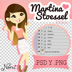 Doll ~Martina Stoessel~ (.PSD y .PNG)