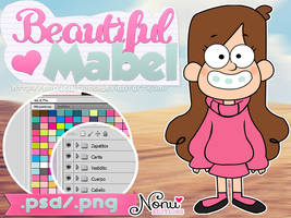 Beautiful Mabel (.PSD/.PNG)