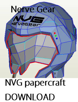 Nerve Gear papercraft