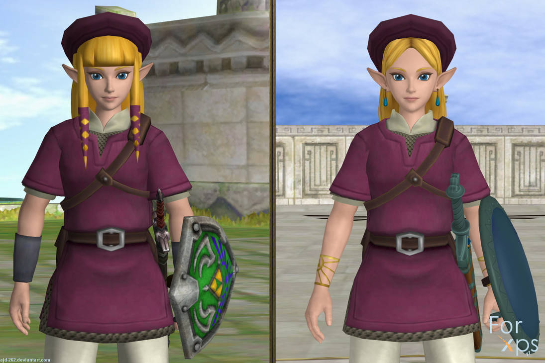 Xnalara Model- Ocarina Of Time Zelda by Cold-Clux on DeviantArt