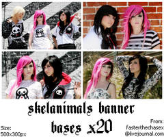 Skelanimals Banner Bases