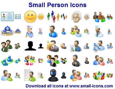 Small Person Icons