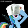 Saluting Russian Rainbow Dash