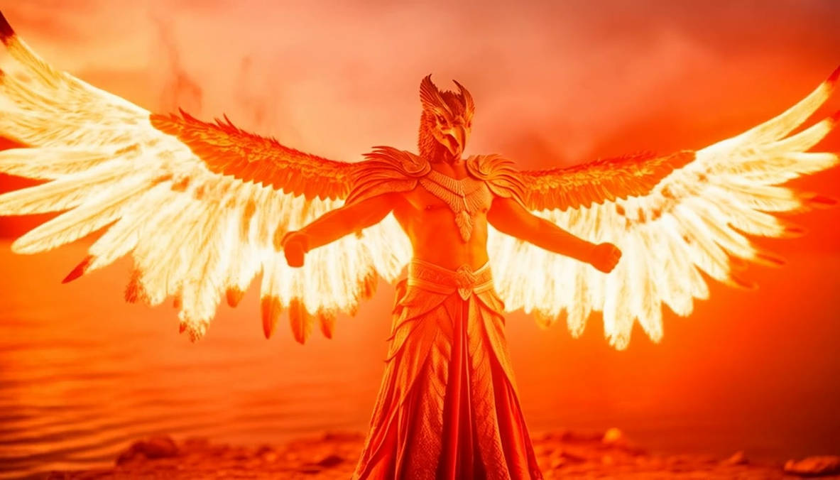 The demon Phenix Gets Punished in the Lake of Fire