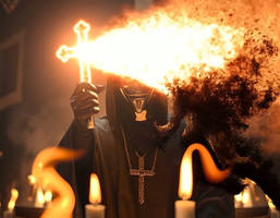 The Grand Inquisitor of Avichi destroys a demon