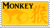 Chinese Astrology Monkey Stamp by Loki-Dokie