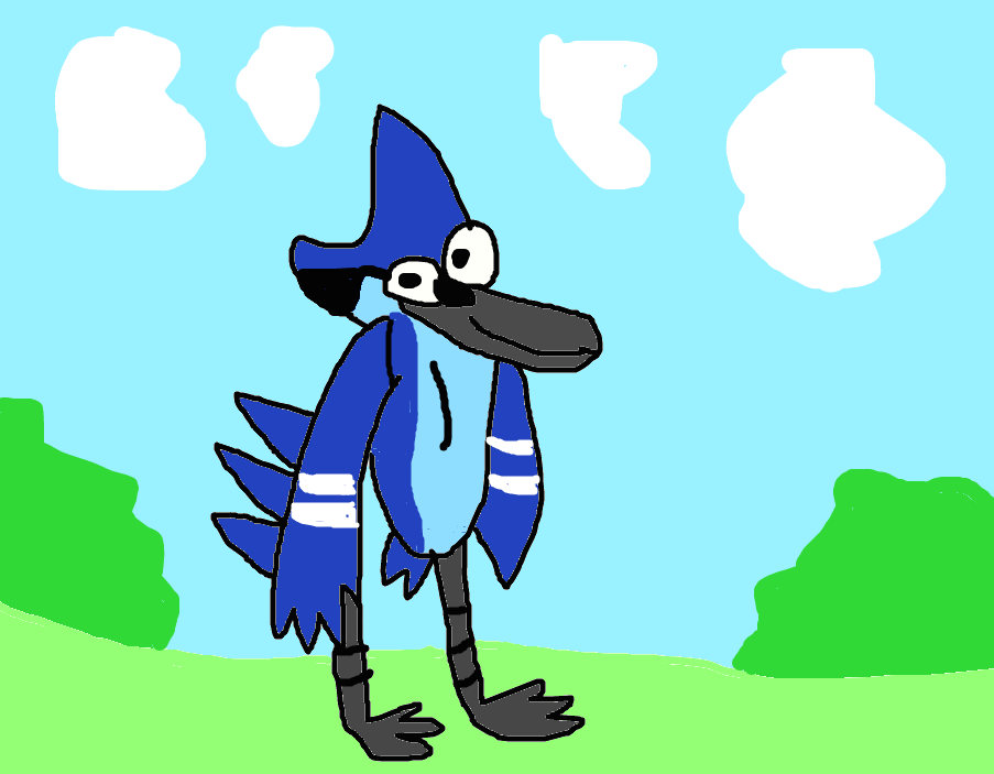 Regular Show Mordecai by RainbowTrailthePony on DeviantArt