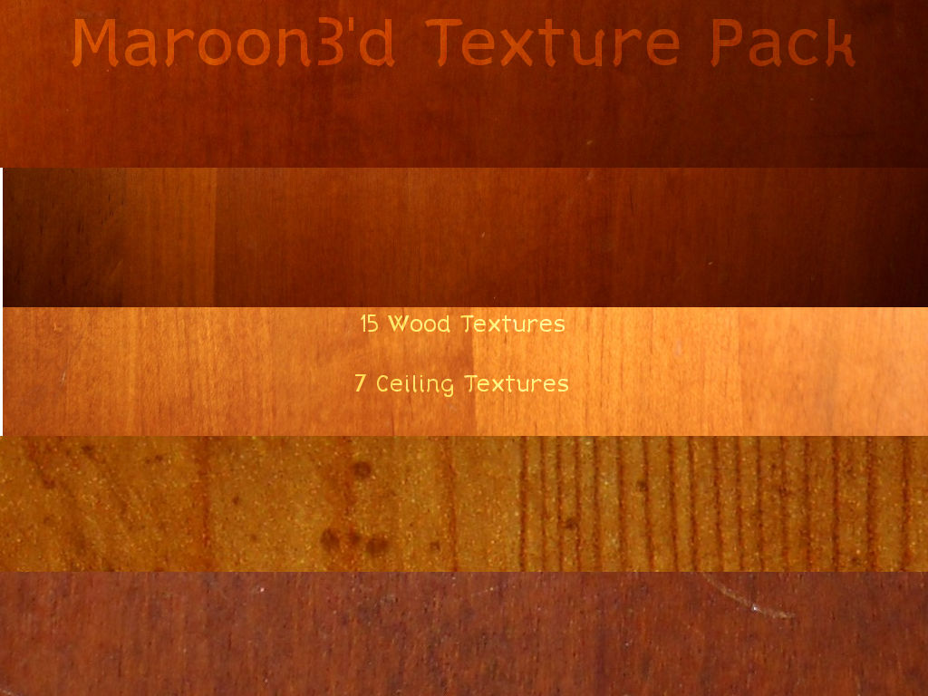 Wood And Ceiling Texture Pack By Maroon3d On Deviantart