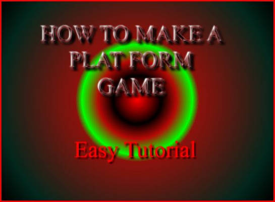 How to make a platformer