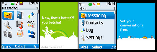 nokia 3110c blue theme by khevstrio on deviantart