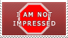 Stamp - Not Impressed by stop-tracing