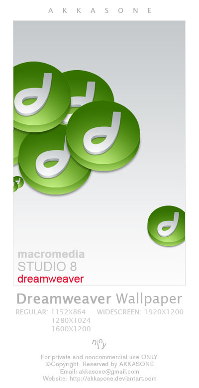 Dreamweaver Icon Wallpaper