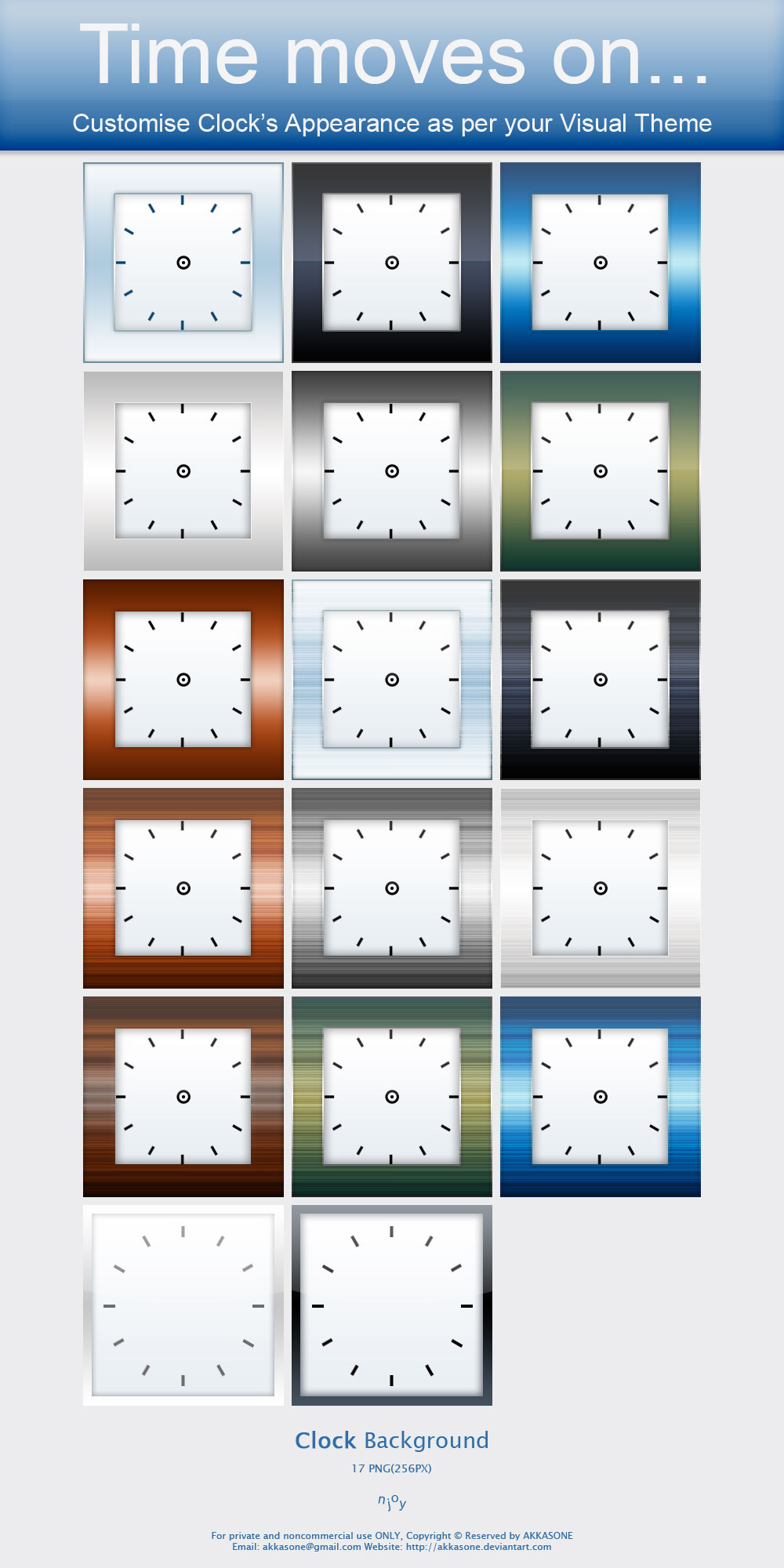 Clock Icon to Customise Clock