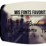 Mis Fonts Favoritas