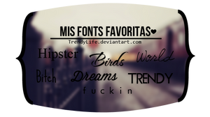 Mis Fonts Favoritas