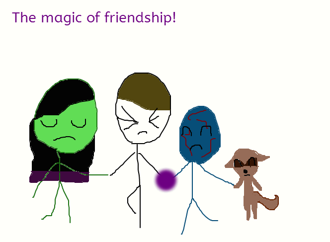 The magic of friendship -Guardians of the Galaxy