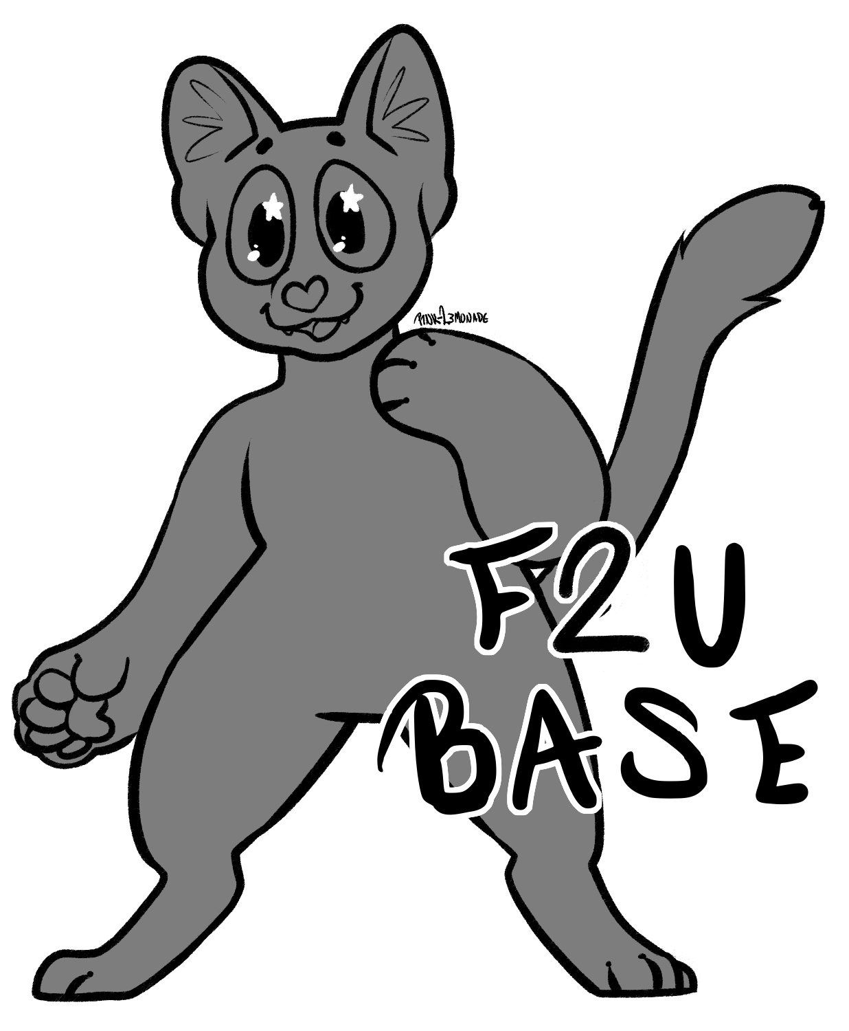 Kitty F2U Base by P1nk-L3monade on DeviantArt