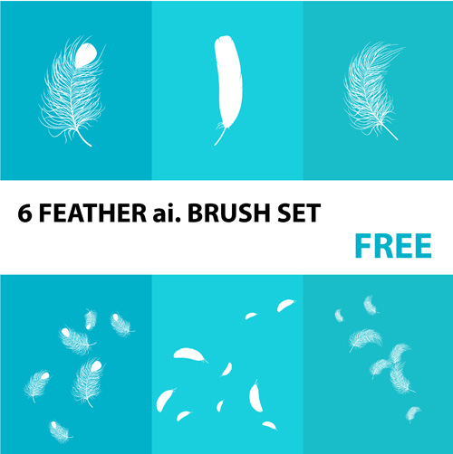 feather ai. brush set