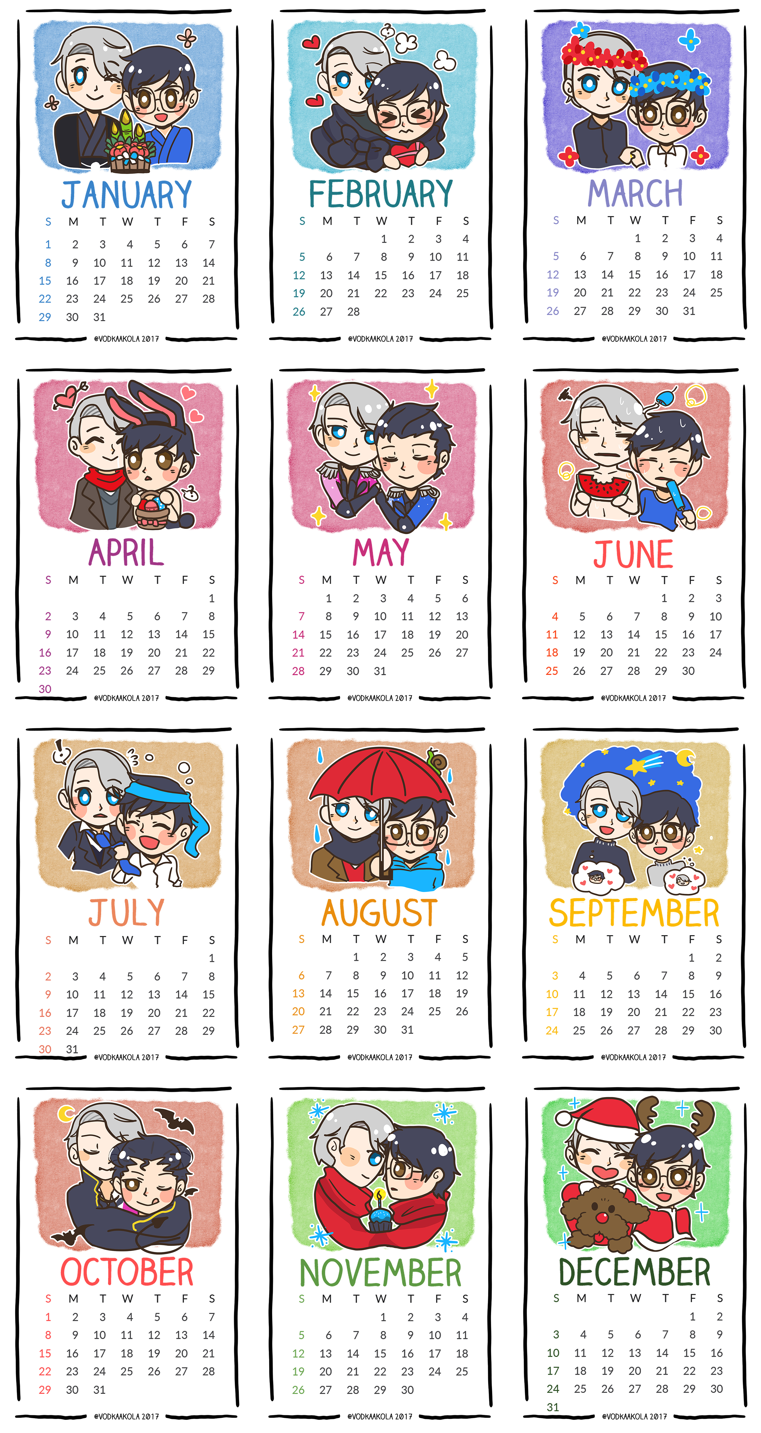 Viktuuri Calendar