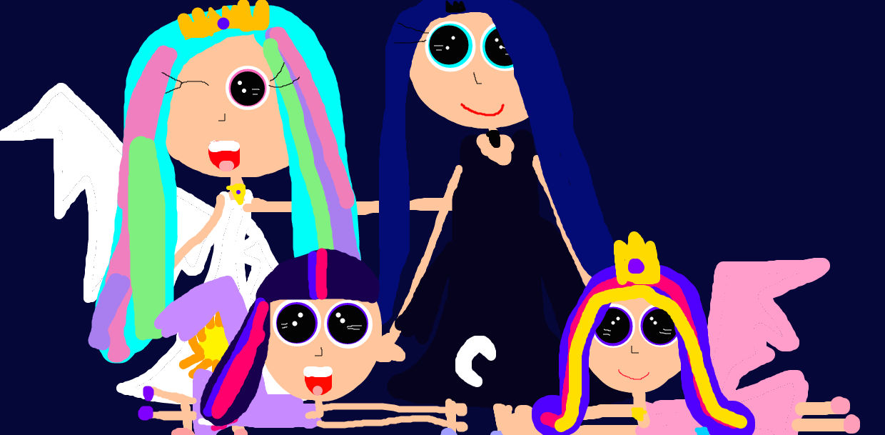 Princesses of Equestria by Mia4Hunter on DeviantArt