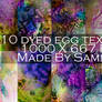 Dyed Egg Textures