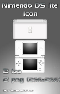 Nintendo DS lite Icon by AtuX on DeviantArt