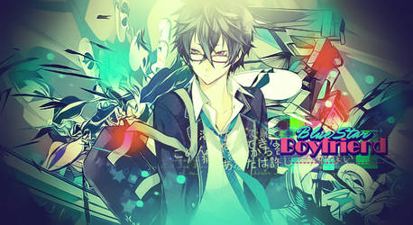 Blue Star boyfriend signature [PSD]