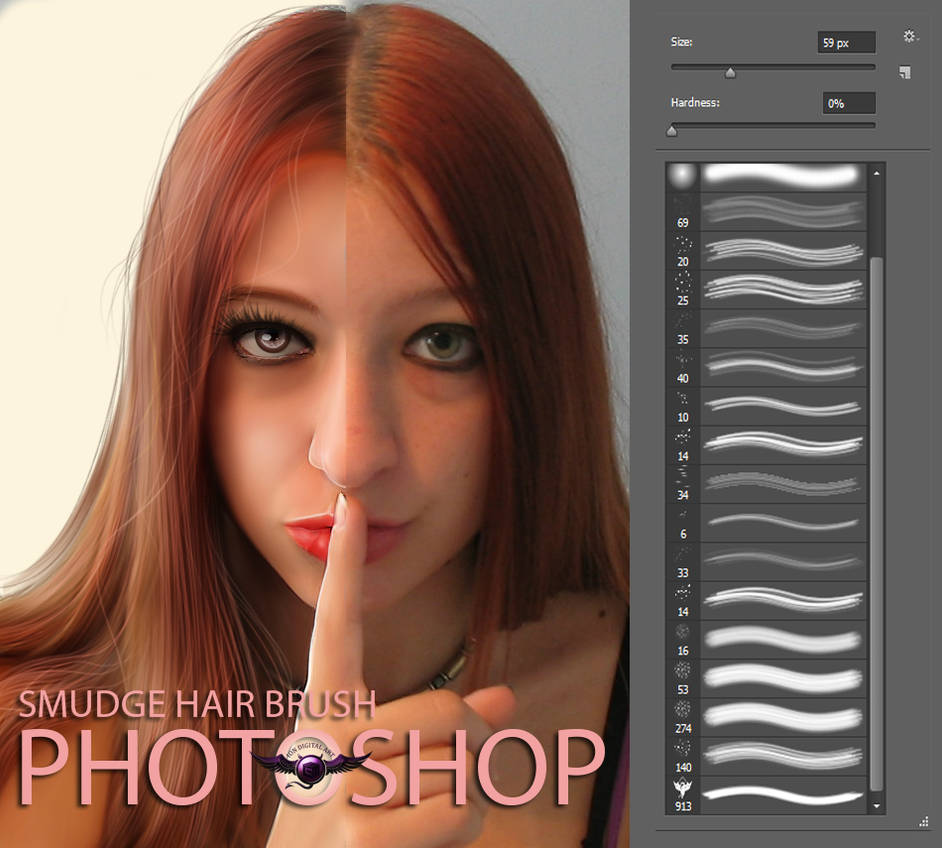 Hair Brush For Painting Look By erool (2)