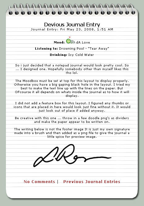 Spiral Notepad CSS by lockjavv on DeviantArt