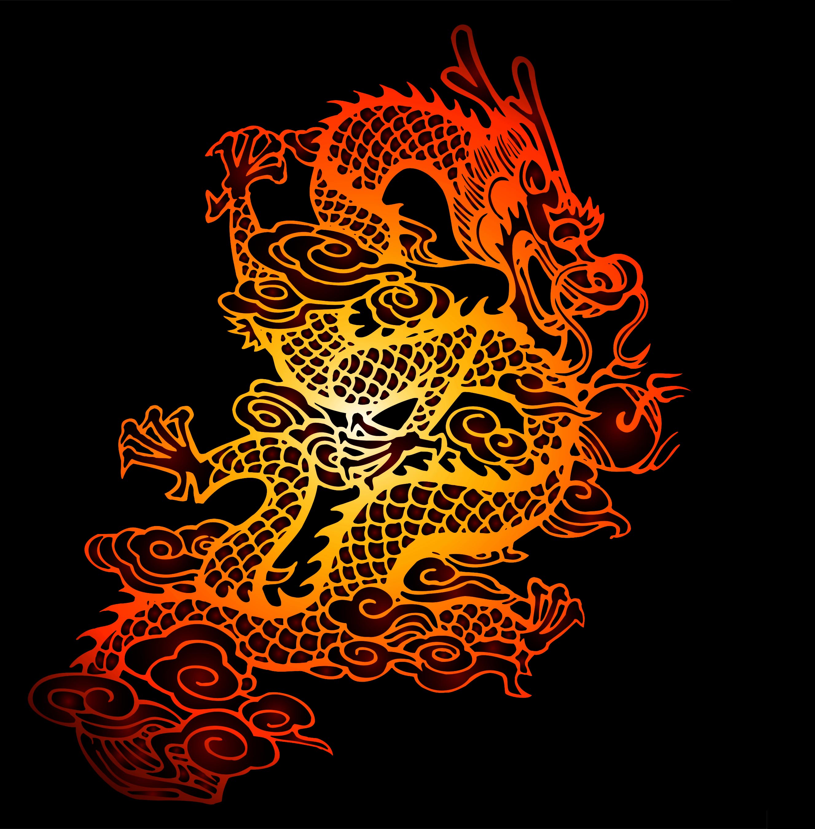 dragon psd file